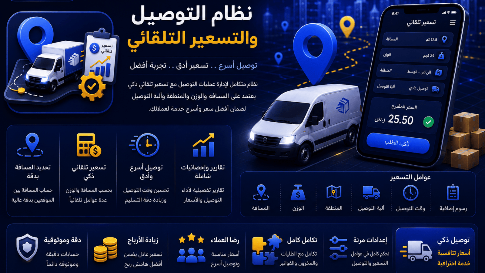 نظام التوصيل والتسعير التلقائي
